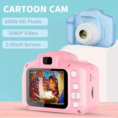 Lovely X2 Mini Digital Camera for Children - Compact Photography and Video Device, Ideal Birthday Gift and Toy for Kids