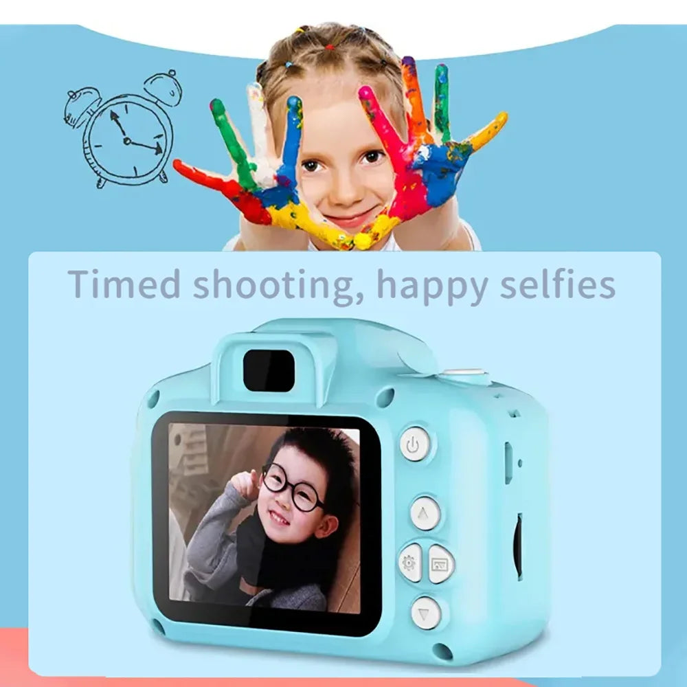 Lovely X2 Mini Digital Camera for Children - Compact Photography and Video Device, Ideal Birthday Gift and Toy for Kids