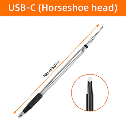 High-Precision Mini Soldering Iron Set with USB Digital Display and Type C Interface - Adjustable Temperature Control (260-420℃)