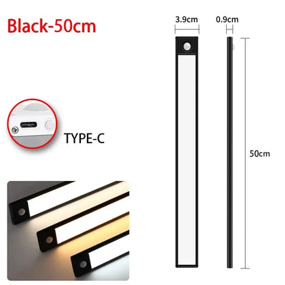 Illuminate Your Space with the LED Motion Sensor Night Light - Perfect for Kitchens, Bedrooms, and Wardrobes!