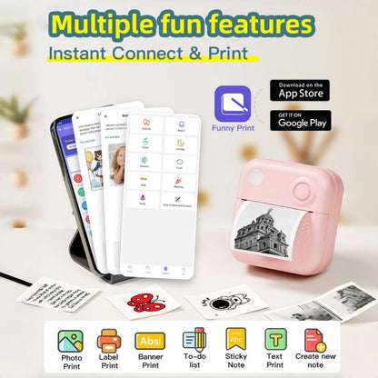 Compact D3 Thermal Printer - Your Ultimate Portable Solution for Photo & Label Printing