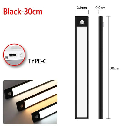 Illuminate Your Space with the LED Motion Sensor Night Light - Perfect for Kitchens, Bedrooms, and Wardrobes!