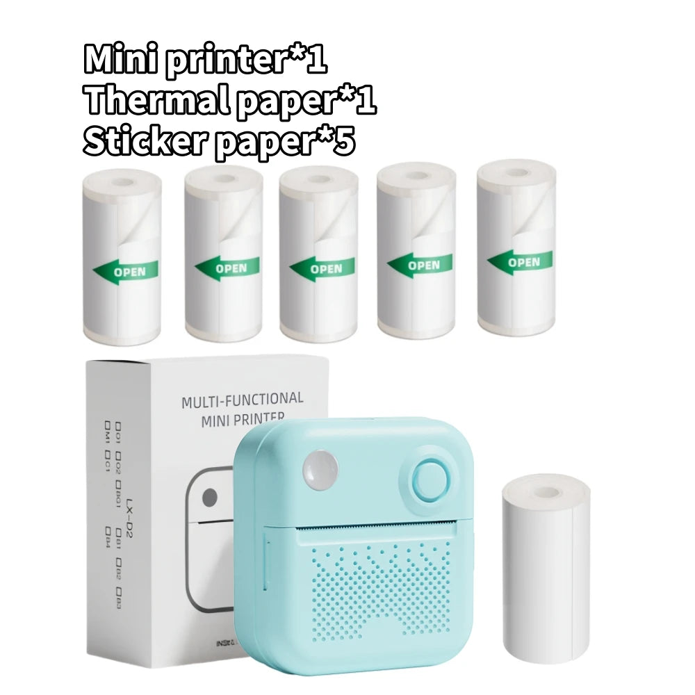 Compact D3 Thermal Printer - Your Ultimate Portable Solution for Photo & Label Printing