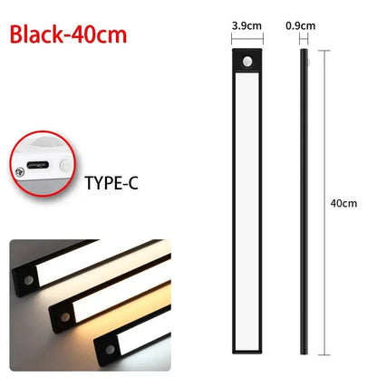 Illuminate Your Space with the LED Motion Sensor Night Light - Perfect for Kitchens, Bedrooms, and Wardrobes!