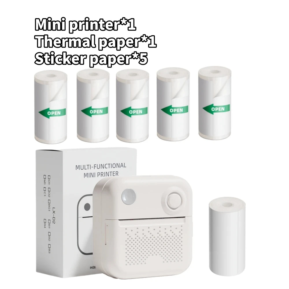 Compact D3 Thermal Printer - Your Ultimate Portable Solution for Photo & Label Printing
