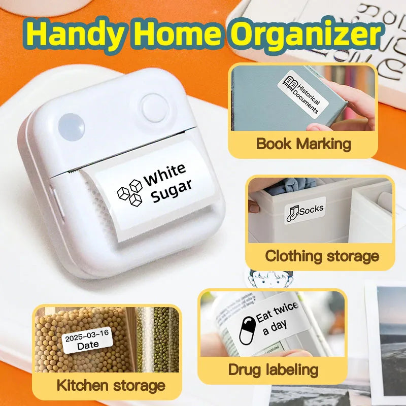 Compact D3 Thermal Printer - Your Ultimate Portable Solution for Photo & Label Printing