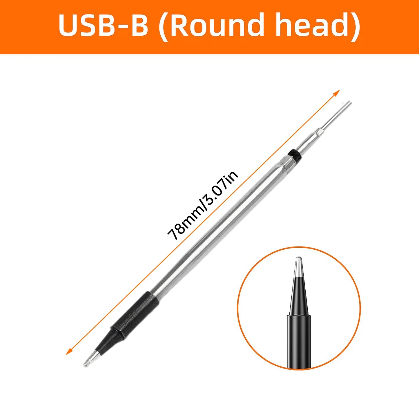 High-Precision Mini Soldering Iron Set with USB Digital Display and Type C Interface - Adjustable Temperature Control (260-420℃)