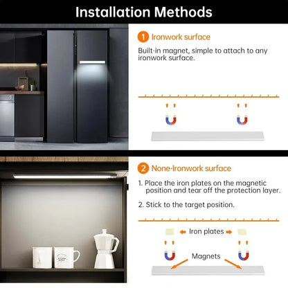 Illuminate Your Space with the LED Motion Sensor Night Light - Perfect for Kitchens, Bedrooms, and Wardrobes!