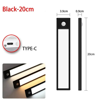 Illuminate Your Space with the LED Motion Sensor Night Light - Perfect for Kitchens, Bedrooms, and Wardrobes!