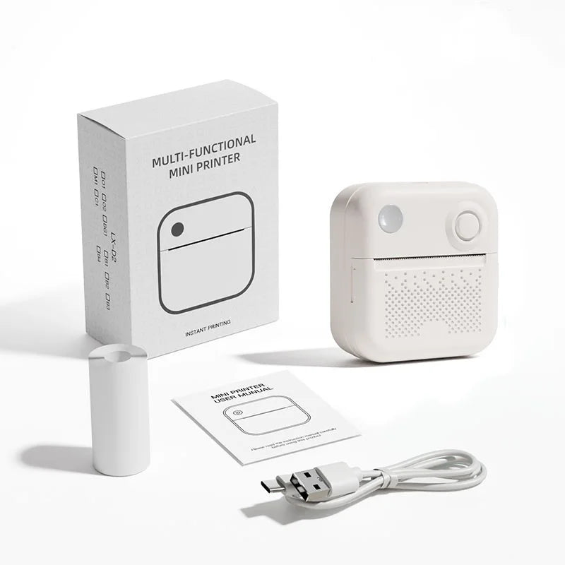 Compact D3 Thermal Printer - Your Ultimate Portable Solution for Photo & Label Printing