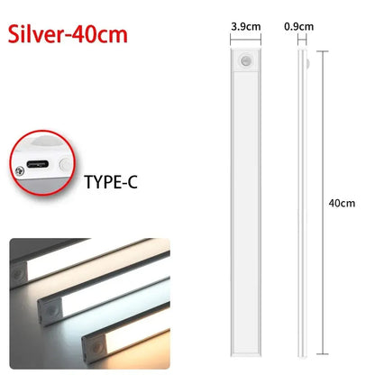 Illuminate Your Space with the LED Motion Sensor Night Light - Perfect for Kitchens, Bedrooms, and Wardrobes!