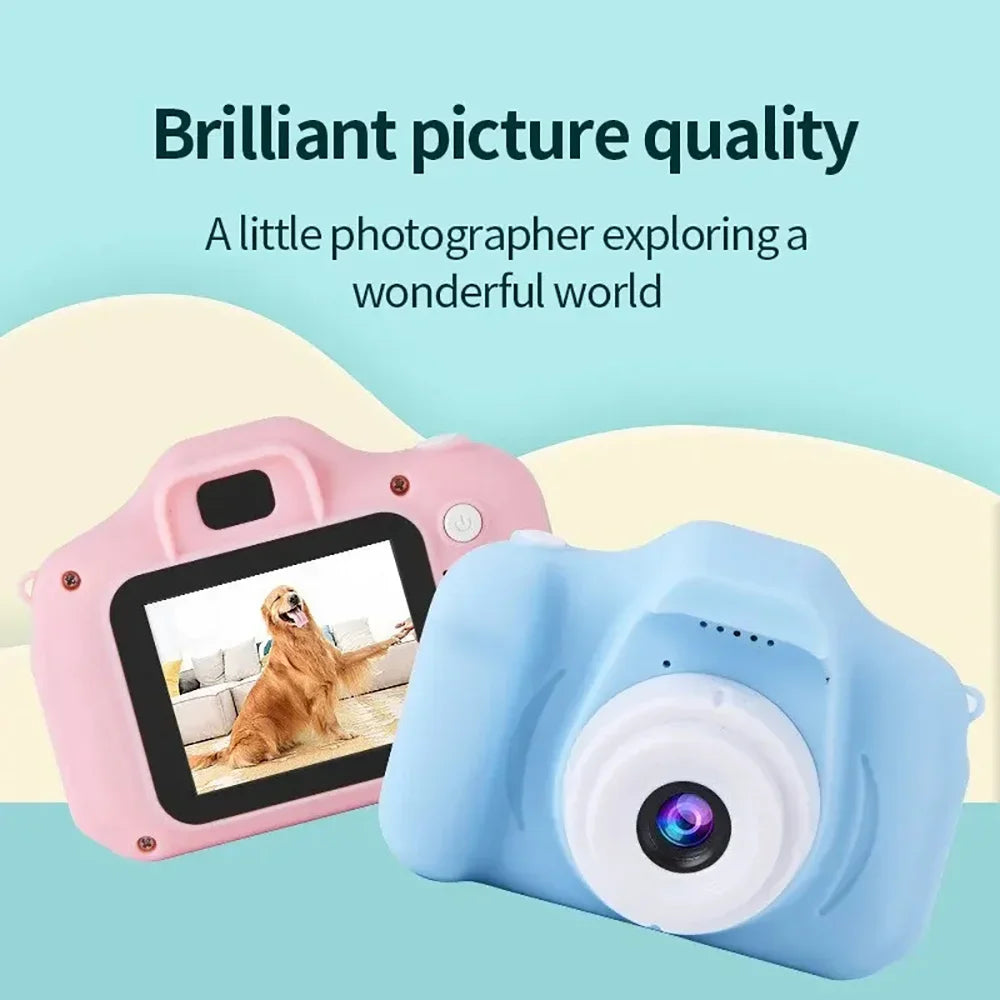 Lovely X2 Mini Digital Camera for Children - Compact Photography and Video Device, Ideal Birthday Gift and Toy for Kids